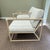Modern Barbara Barry for McGuire Furniture Frame Lounge Chair- Set of 2 For Sale - Image 3 of 12