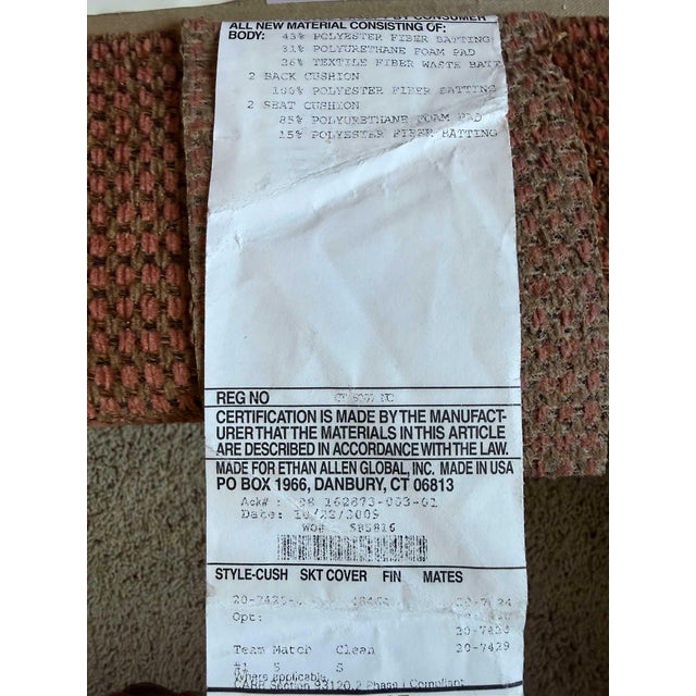 Ethan Allen 4 Piece Sectional For Sale In Los Angeles - Image 6 of 9