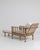 Mid-Century Reclining Lounge Armchair with Pull-Out Footrest in Bouclé Upholstery For Sale - Image 16 of 18