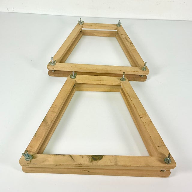 Vintage Americana Sports Wood Tennis Racket Press - A Pair For Sale - Image 6 of 8