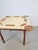 Game Table in Walnut and Leather from Valenti, Spain, 1970s For Sale - Image 9 of 18