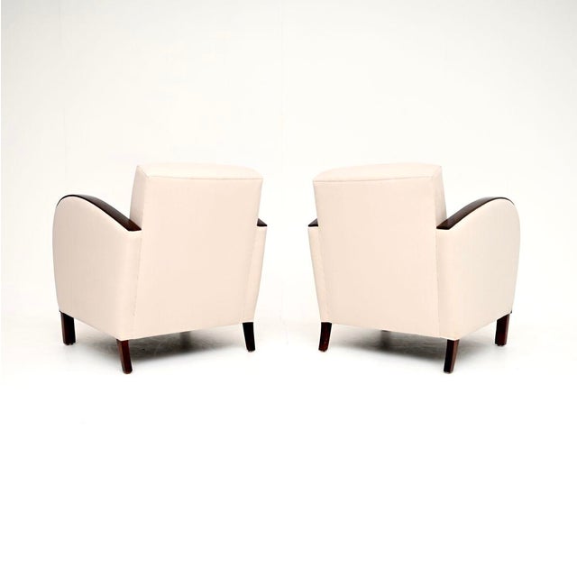 Swedish Art Deco Lounge Chairs in Satin Birch, 1930, Set of 2 For Sale - Image 6 of 10