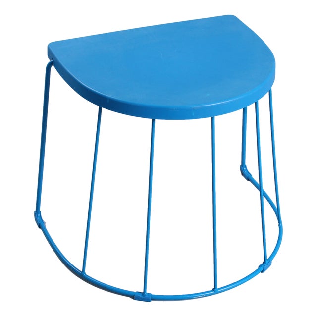 Postmodern Blue Side Table Tranaro from Ikea, 1990s For Sale