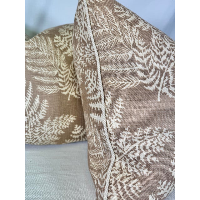 Transitional Jane Shelton "Fernwood" 22" Pillows-a Pair For Sale - Image 3 of 3