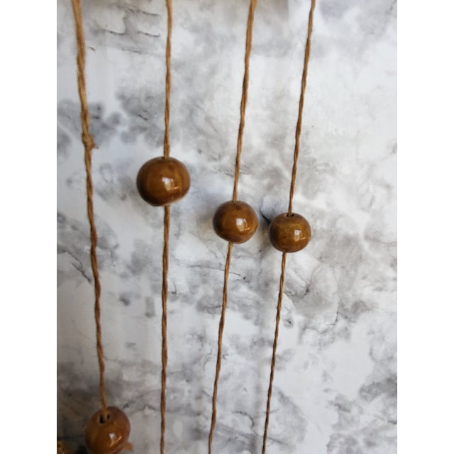Ceramic 1990s Handcrafted Pottery Fish Wall Hanging Wind Chime For Sale - Image 7 of 13