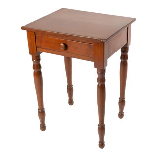 Early 19th Century Cherry One Drawer Stand For Sale