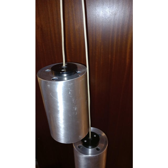 Aluminum Pendant Lamp attributed to Philipps, 1970s For Sale - Image 11 of 14