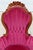 Burgundy Vintage Victorian Revival Mahogany His & Hers Parlor Chairs Red Velvet Pair For Sale - Image 8 of 18