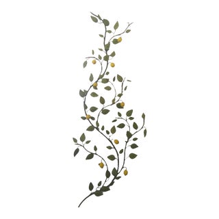 Mid-Century Italian Lemon Tree Wall Hanging For Sale