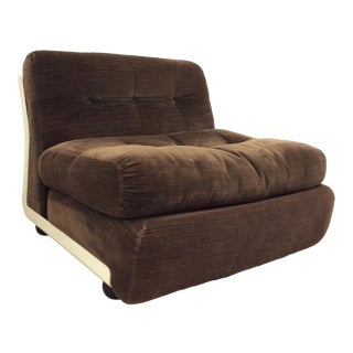 1970s Mario Bellini "Amanta" Lounge Chair for B&b Italia For Sale