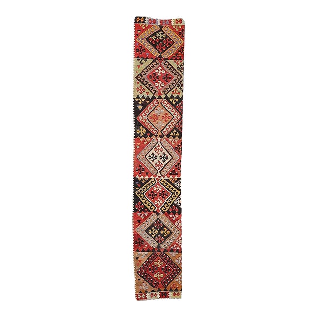 Vintage Turkish Kaiseri Kilim Runner For Sale