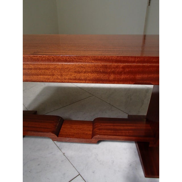 1930s Art Deco Rectangular Mahogany Coffee Table, 1930s For Sale - Image 5 of 9