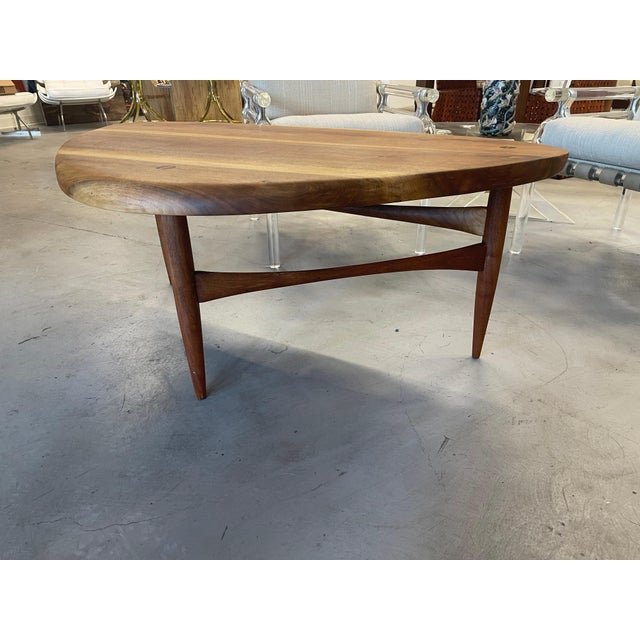 Early 20th Century Scandinavian Mid-Century Guitar Pick Leaf Table For Sale - Image 11 of 18