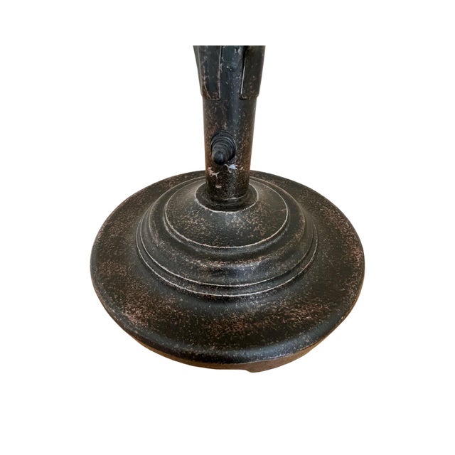 1970s 1970s Tulip Lamps Metal Architectural Salvage Iron Hans Kogl Style Industrial Hollywood Regency - a Pair For Sale - Image 5 of 12