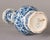 Blue 19th Century Dutch Delft Blue and White Garlic Neck Vase For Sale - Image 8 of 11