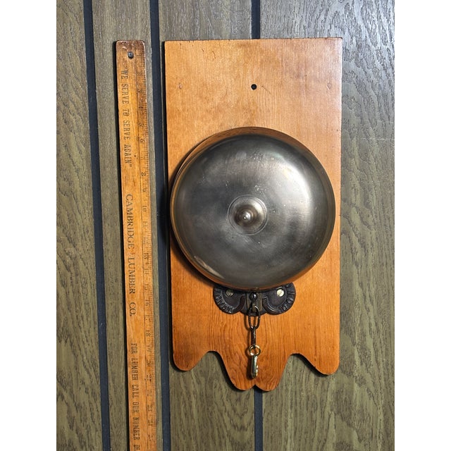 1886 Rare Patented Brass Ringside Boxing “Signal Gong Bell” For Sale - Image 4 of 16
