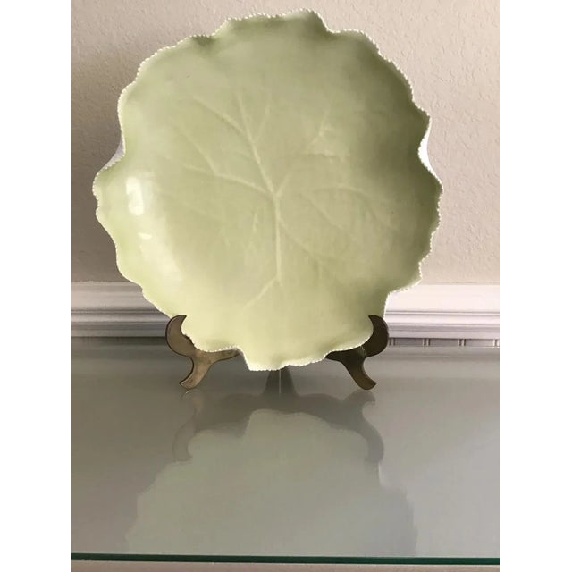 Beautiful Leafy Platter in excellent condition. This platter as a lovely leaf edge with the veins of the leaf running...
