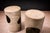 1960s Set of 3 Stools in Fiber Cement, Unknown, 1960s For Sale - Image 5 of 7
