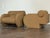 Textile Vintage 1980's Attributed to Vladimir Kagan Arriviste Roll Back Lounge Chairs For Sale - Image 7 of 14