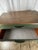 Olive Vintage Cushman Maple 3-Drawer Dresser – Olive Green & Walnut Finish For Sale - Image 8 of 11