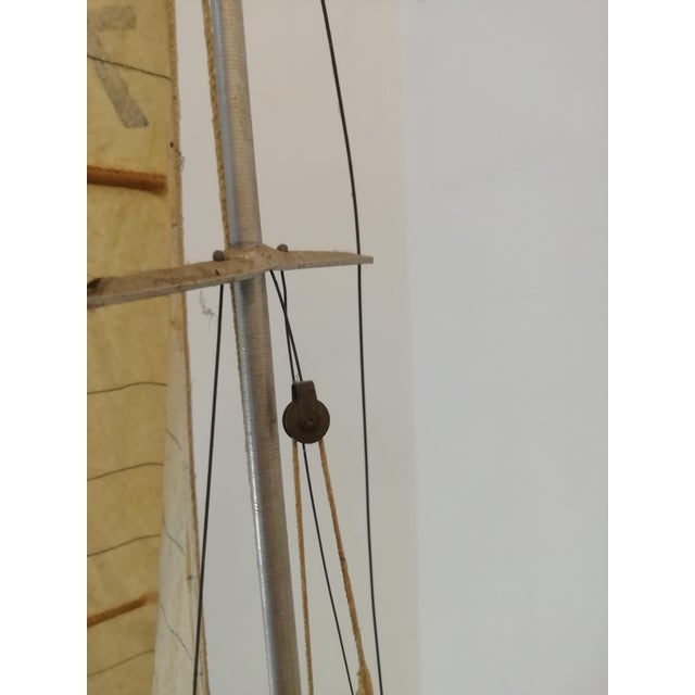 Vintage Italian Sailing Boat by Valberan, 1950s For Sale - Image 13 of 15