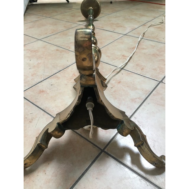 Brass Floor Lamp, 1970s For Sale - Image 3 of 18