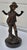 Vintage Solid Bronze Boy Sculpture Statue Marble Base 12” H For Sale - Image 13 of 13