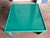 Turquoise Baydur Coffee Table by Peter Ghyczy for Horn Collection, 1960s For Sale - Image 3 of 7