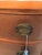 Vintage Mahogany 12-Drawer Dresser | Mahogany Chest of Drawers With Brass Hardware | Federal Style Furniture For Sale - Image 4 of 12