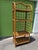 Vintage Rattan & Woven Cane Four-Tier Étagère Bookshelf For Sale - Image 4 of 7