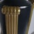 1990s 1990s Deco Michael Taylor Attributed Brass and Ebonized Urn Lamp with Metal Shade For Sale - Image 5 of 9
