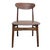 Late 20th Century Mid Century Walnut Dining Chair For Sale