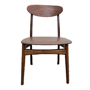 Late 20th Century Mid Century Walnut Dining Chair