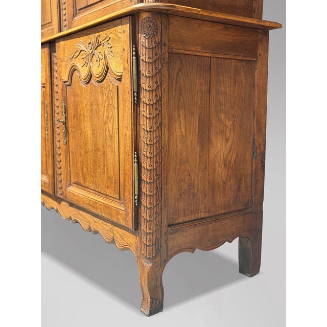 18th Century Louis XV Oak Masonic Deux Corps Cabinet For Sale - Image 8 of 17