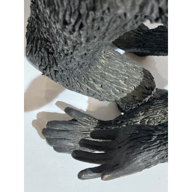 Bronze Apes, France, 1970s, Solid Brass, Set of 3 For Sale - Image 10 of 18