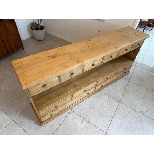Rustic Sideboard or Chest of 12 Drawers For Sale - Image 4 of 12