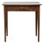 19th Century English Oak Table with Chippendale Brass Pull and Tapered Leg For Sale