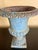 Early 20th Century Antique French Cast Iron Urn in Aged Verdigris Patina For Sale - Image 5 of 12