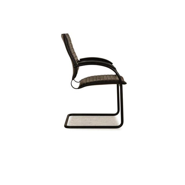 Vintage S 74 Leather Chairs from Thonet, Set of 8 For Sale - Image 10 of 13