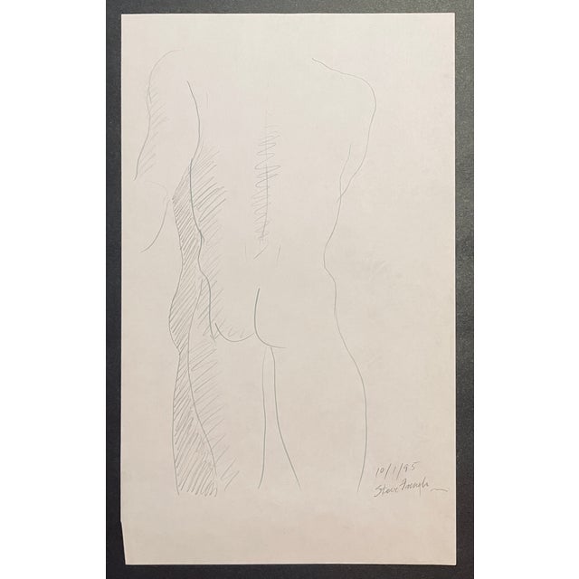 From the estate of Chicago artist James Frederic Bone (1929-2015). Dated 1995 and inscribed "Steve French" lower right....