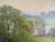 Paint Oil Painting - Flowering Fruit Trees by a River For Sale - Image 7 of 10