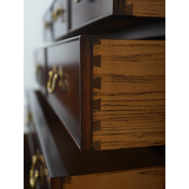 Henkel Harris Henkel Harris Mahogany #175 New Market High Chest For Sale - Image 4 of 14