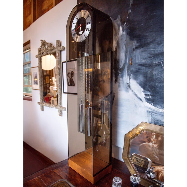 Mid 20th Century George Nelson Lucite Grandfather Clock by Howard Miller Company For Sale - Image 13 of 14