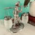 2000 - 2009 Mid-Century Modern Bombay Co. Silver Plated Nubian Man Salt & Pepper Shaker, Condiment Basket 2001 For Sale - Image 5 of 18