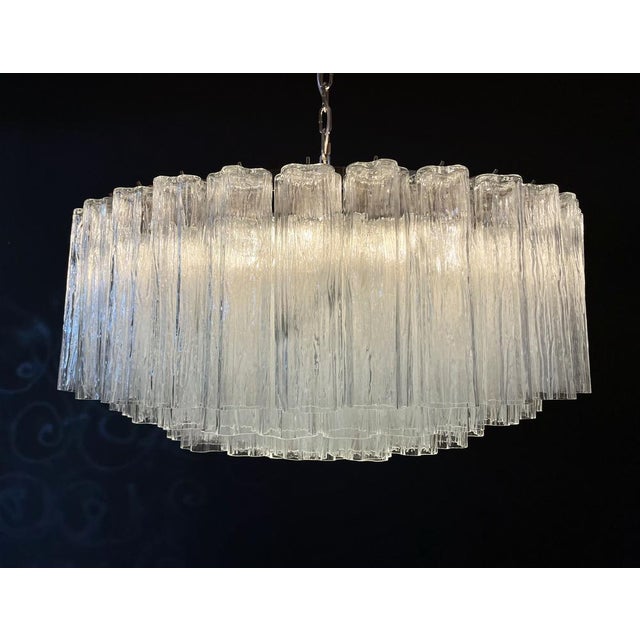 Large Murano Glass Chandelier, 1990 For Sale - Image 10 of 17