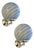 Blue Swirl Rods Murano Glass Wall Sconces by Simoeng, Set of 2 For Sale