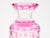 Mid-Century Modern Val Saint Lambert Pink Glass Vases Cut & Etched Decorated For Sale In New York - Image 6 of 10