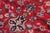 1980s Retro Persian Kashan Red/Blue Wool Rug - 9'9'' X 15'11'' For Sale - Image 5 of 10
