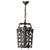 European Hollywood Regency Patinated Brass Openwork Lantern Pendant Light, 1970s For Sale - Image 17 of 17