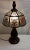 Metal German Art Deco Table Lamp with Oak Base, 1920s For Sale - Image 7 of 10